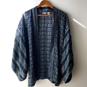Chico’s Silk Linen blend Kimono